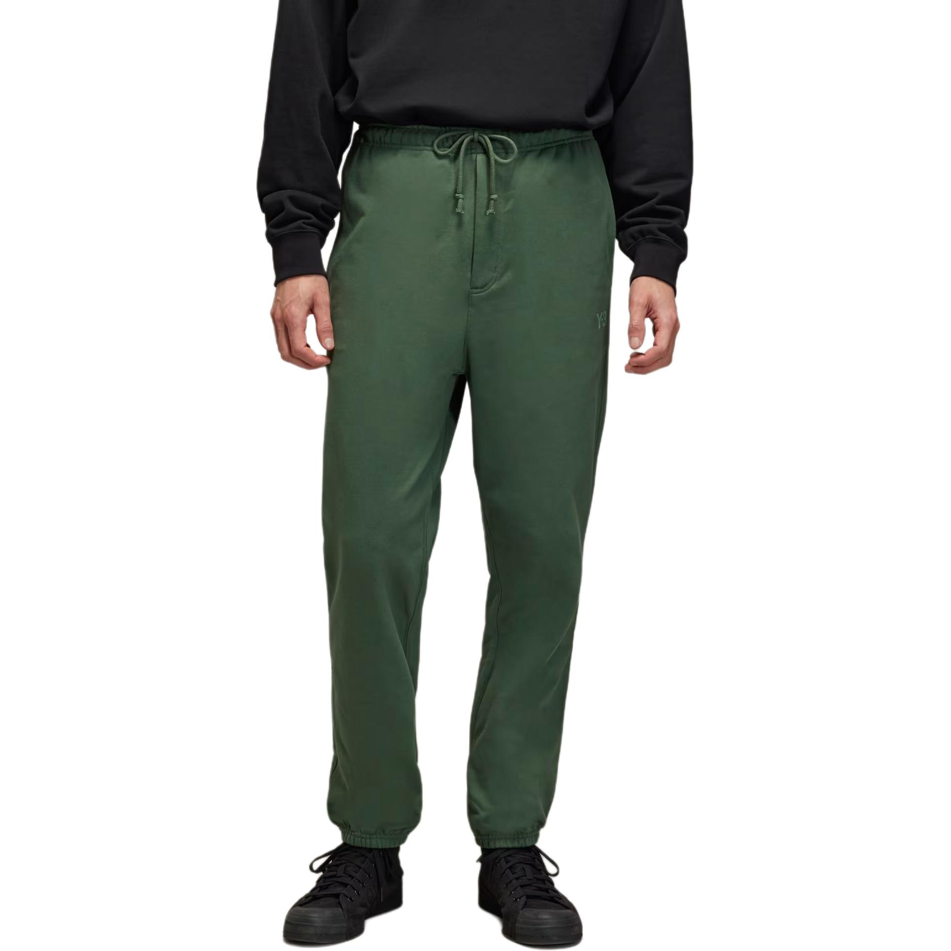 

Y-3 Однотонные вязаные джоггеры с манжетами и кулиской Мужские брюки Окисленный зеленый JM7866 S