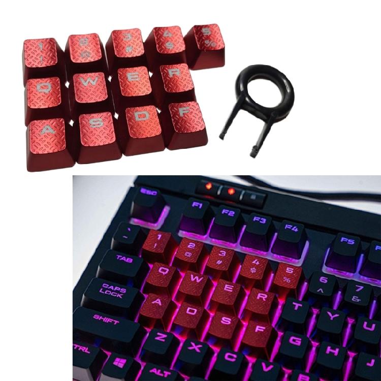 Set di 13 Tasti Antiscivolo per K70 RGBK70 K95 K90 K65 Migliora la Presa e il Comfort per Lunghe Ore di Digitazione o Gioco