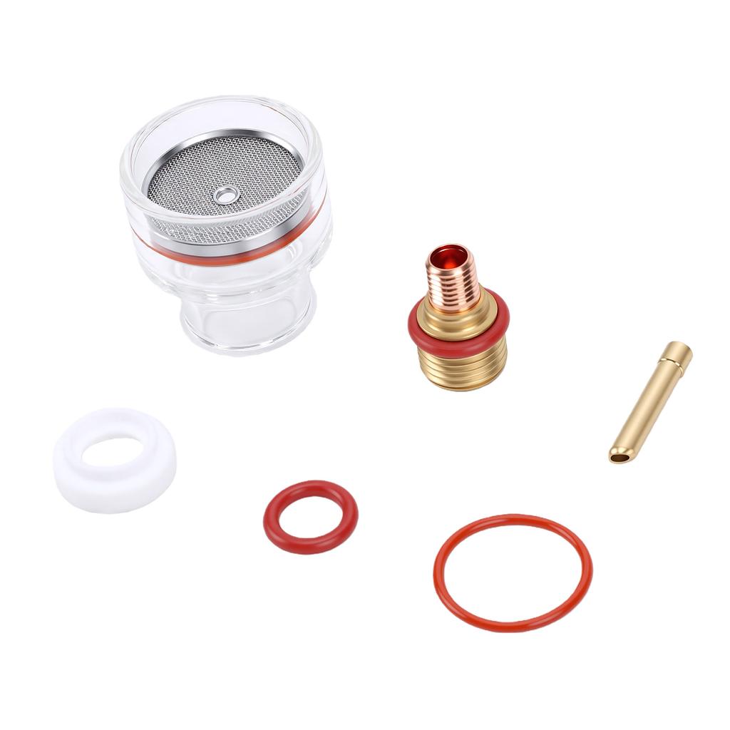 Torch Glass Cup Welding Torch Kit 3 32in Suitable for WP 17 18 26 Collets Body Gas Lens High Heat Welding Accessory