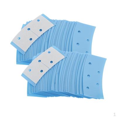 72 Stück Mini doppelseitiges Haarsystem-Klebeband mit starkem Halt, blau