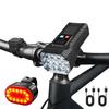 Cycling Bicycle Front Rear Light Bike Type C Rechargeable Headlight Light MTB Waterproof 12 LED Lantern Bicycle Accessories