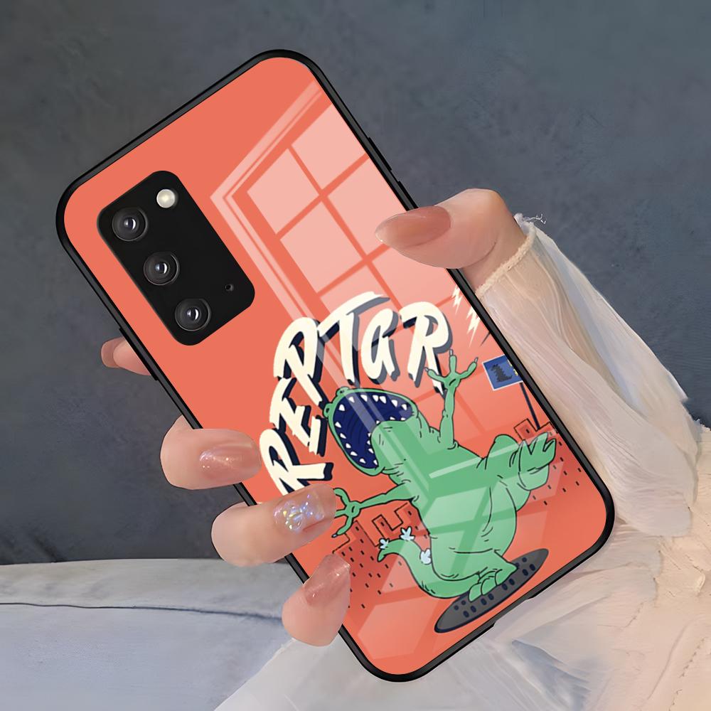 Cartoon R-Rugrats Phone Case For Samsung S26 S25 Plus S20 S20 Plus S22 Ultra S23 FE S21 Plus S21 Ultra Glass Cover
