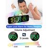 GS-G9 Dynamic RGB Large Display LED Digital Alarm Clock Calendar Desk Clock with Vibration Pad
