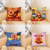 Anpanman Pillow Case Fashion Square Pillowcase Bedroom Sofa Room Ins Decoration Leisure Cushion Cover 40x40