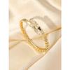 A Fashionable and Luxurious Women's Bracelet Micro Inlaid Zircon Snake Bracelet with a Stylish and Stylish Opening