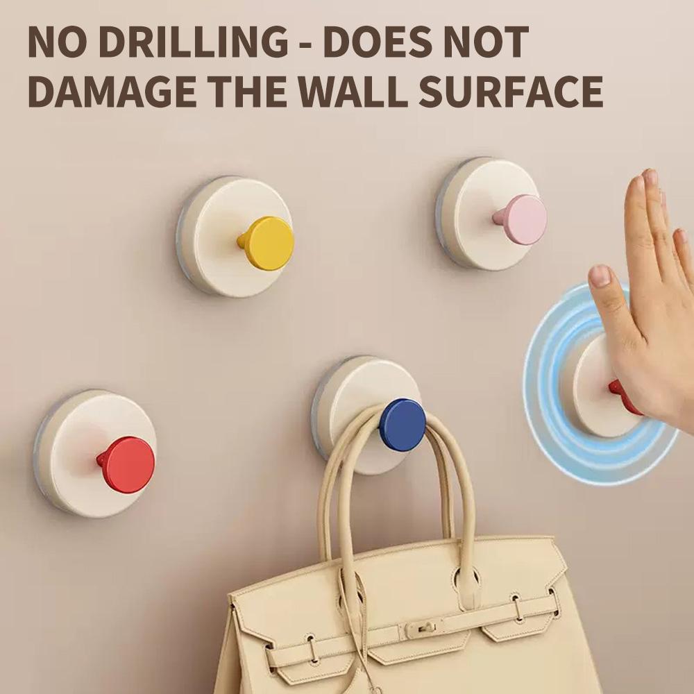 6PCS/3PCS/1PC Suction Cup Hook, No Punching, Reusable, Suitable for Home Storage Hooks