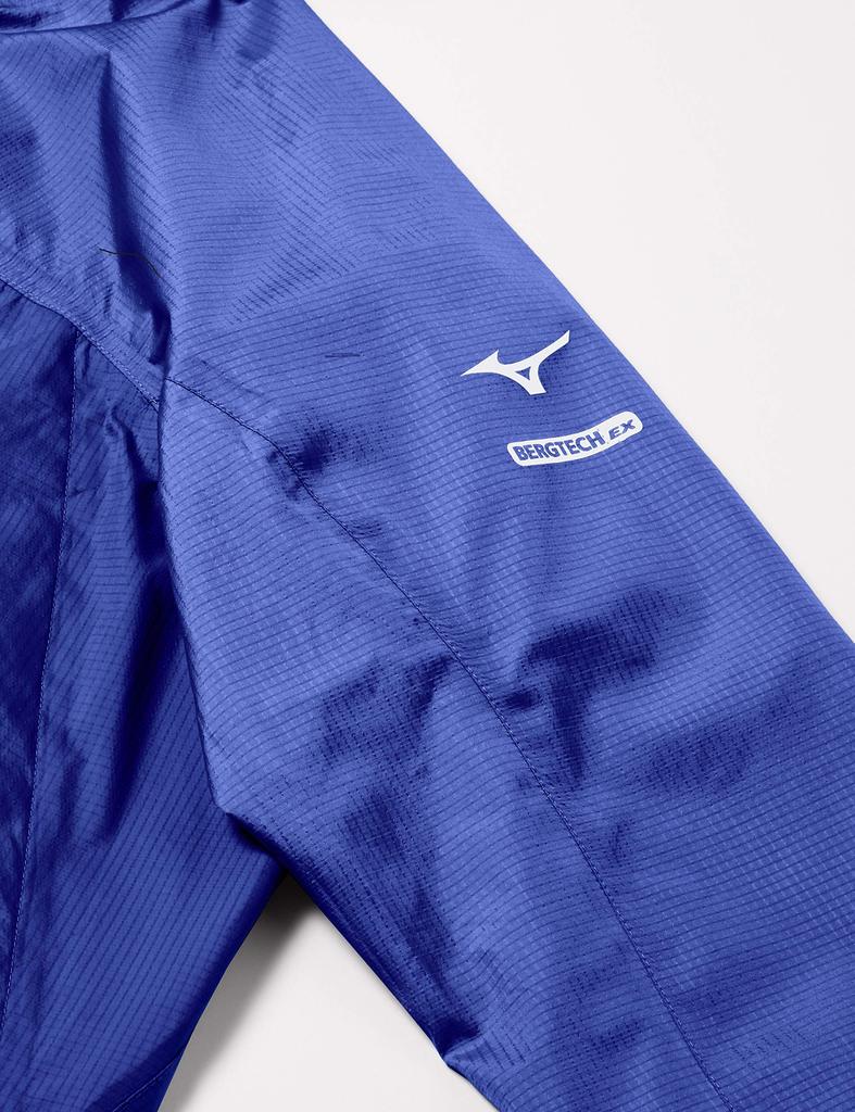 MIZUNO Berg Tech EX Storm Saver V Rain Suit Mazarin Size S to Japanese size (A2JG4C01), Men's, Blue, (equivalent S)