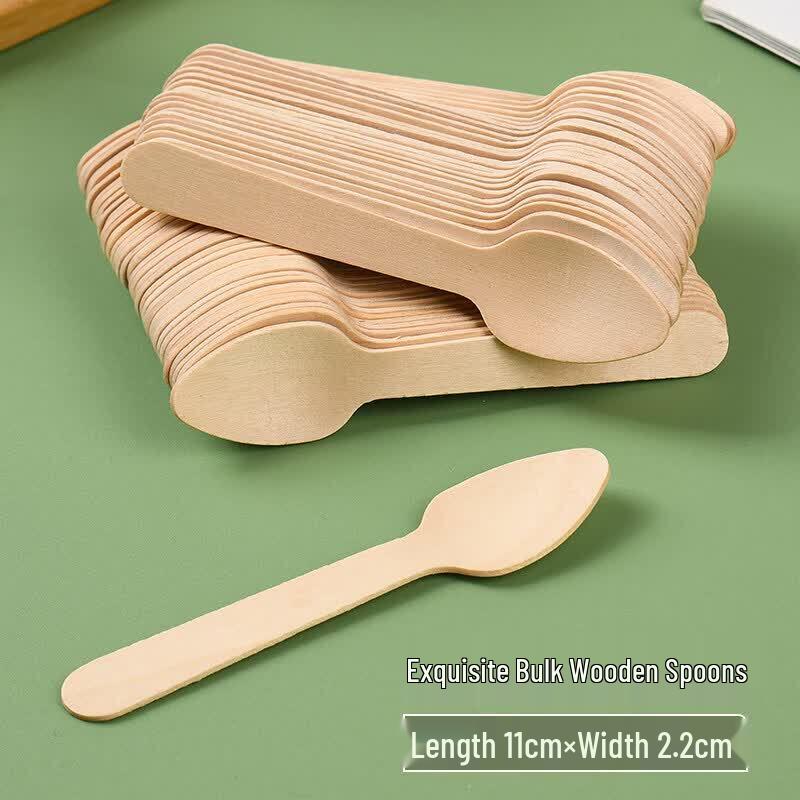 Disposable Plastic Ice Cream Tasting Spoons