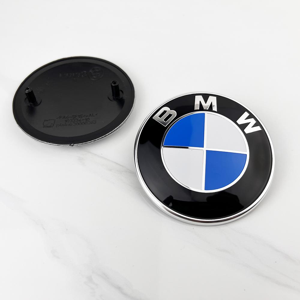 BEKV7 82mm 74mm Car Logo Front Hood Rear Trunk Emblem For BMW M Emblem E46 E36 E34 F10 E90 F30 E60 F30 E53 E30 E92 E87 X1 X3 X5 M3