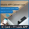 T8 Intelligentes Schubladenschloss IC-Karte TTLock APP Entsperrung Möbel Holzschranktürschlösser Schlüssellos Unsichtbares Sensor Schloss Einfach zu Installieren