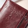 Passport Ticket Bag Multifunctional Protective Case Retro Card Passport Holder