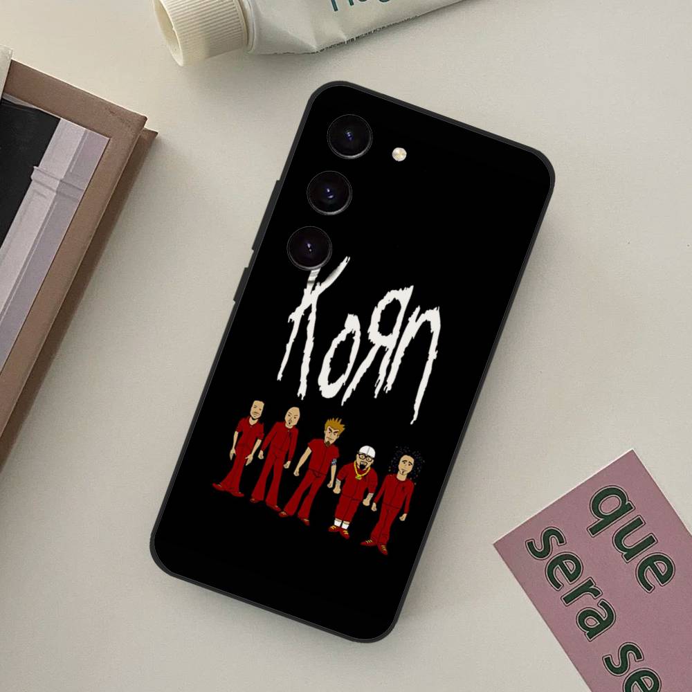 Rock Band K-Korn Phone Case For Samsung Galaxy S21 S22 S23 S24ULTRA S25ULTRA FE Ultra Plus5G A52S Soft Cover