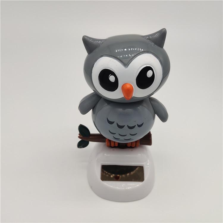 

1Pc Creative Funny Solar Owl Swinging Doll Dancing Swinging Animated Bobbleheads Ornament Toy Kids Desktop Car Dashboard Decor