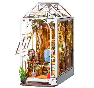 Rolife 3D DIY Miniature LED Illustrated High School Independent Birthday Desk Decoration Puzzle, Kit, Bookends, Dollhouse, Lights, Wooden, Assembly,