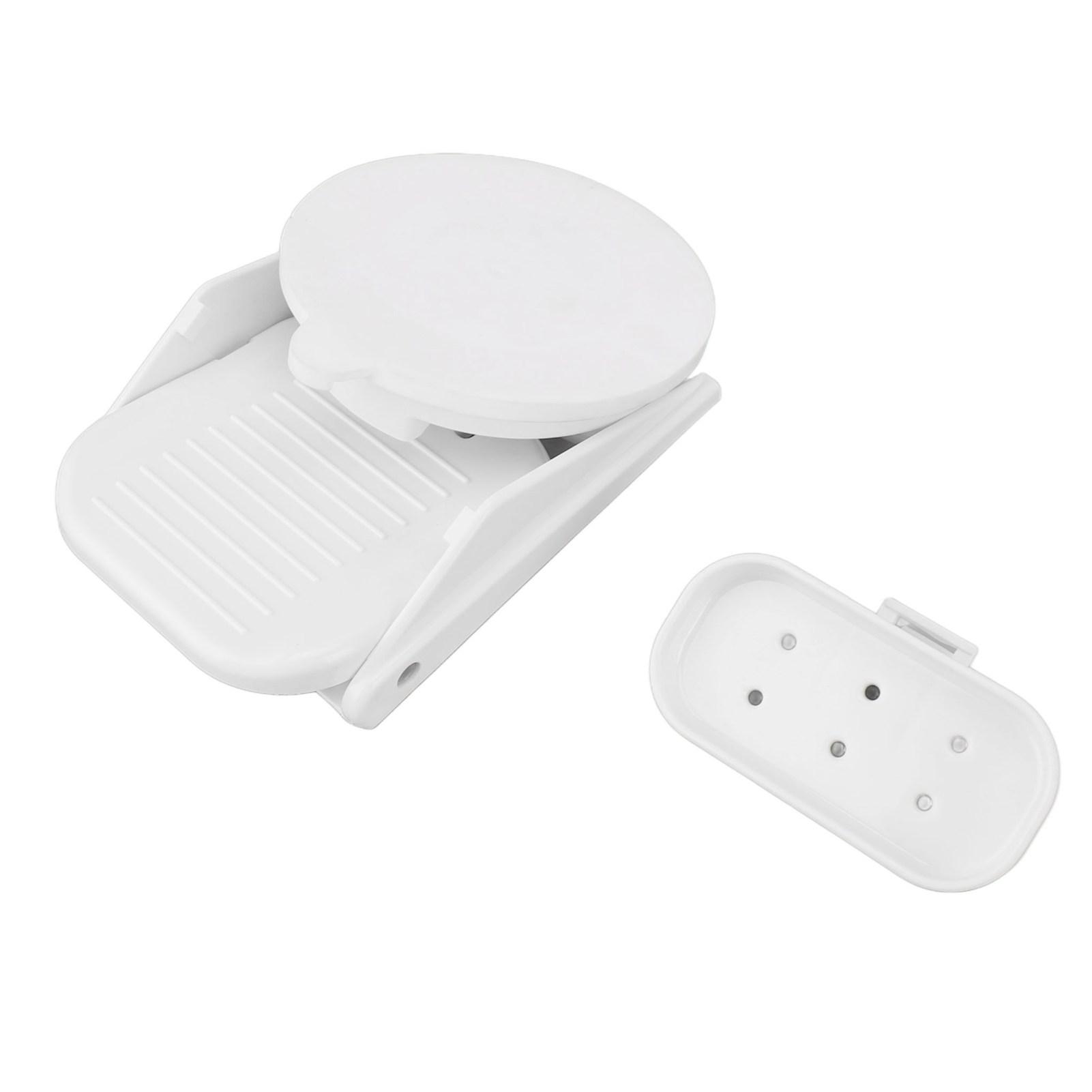 

Shower Foot Rest with Suction Cup Leg Assist Drill Free Anti Slip Wall Mounted Plastic Bathroom