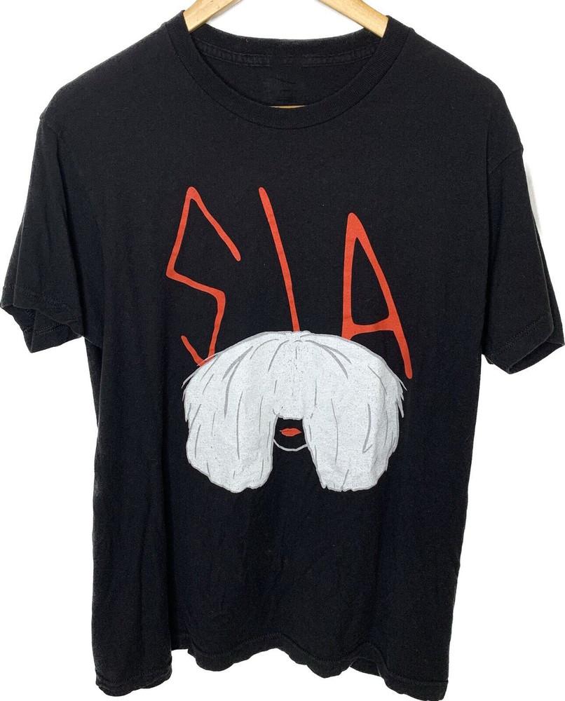 

Sia Music Singer Songwriter Album Concert Tee Unisex Cotton Tee Shirt AL547 S