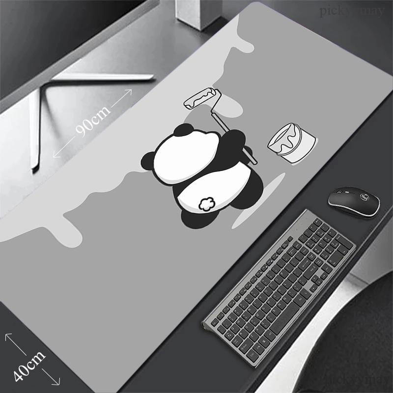 Panda xcm XXL Lock Edge Mousepads Large Gaming Mousepad Desk Mat Mouse Mat Beast Desk Pad For Gift Mouse Pad