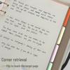 Colorful Index Divider Paper for A4 and B5, 11-Hole and 9-Hole Options, Numbered and Multi-Page Classifications