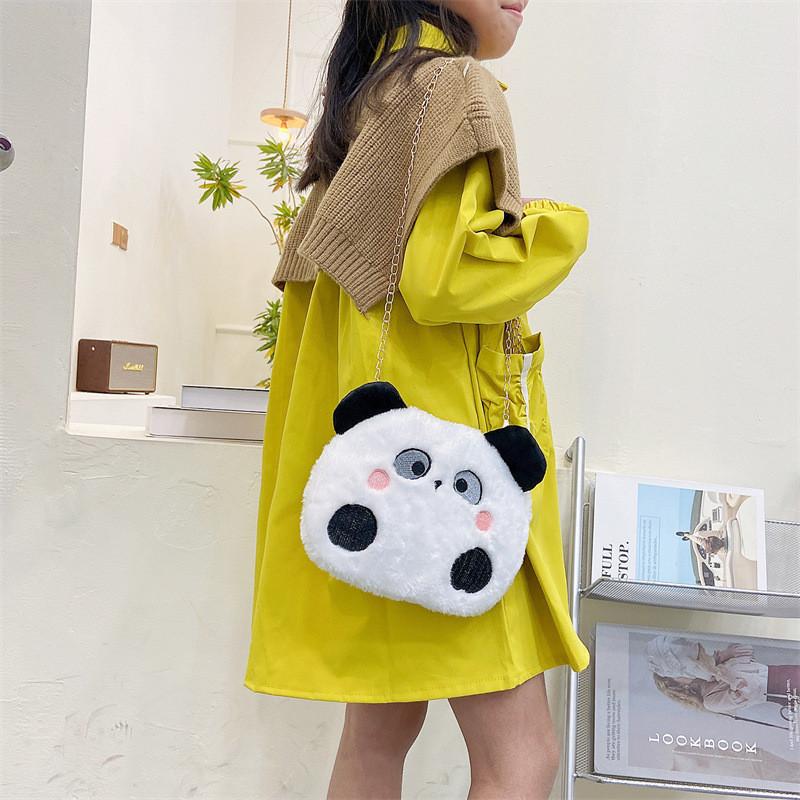 Adorable 2023 Plush Panda Chain Crossbody Bag For Girls Lightweight And Breathable