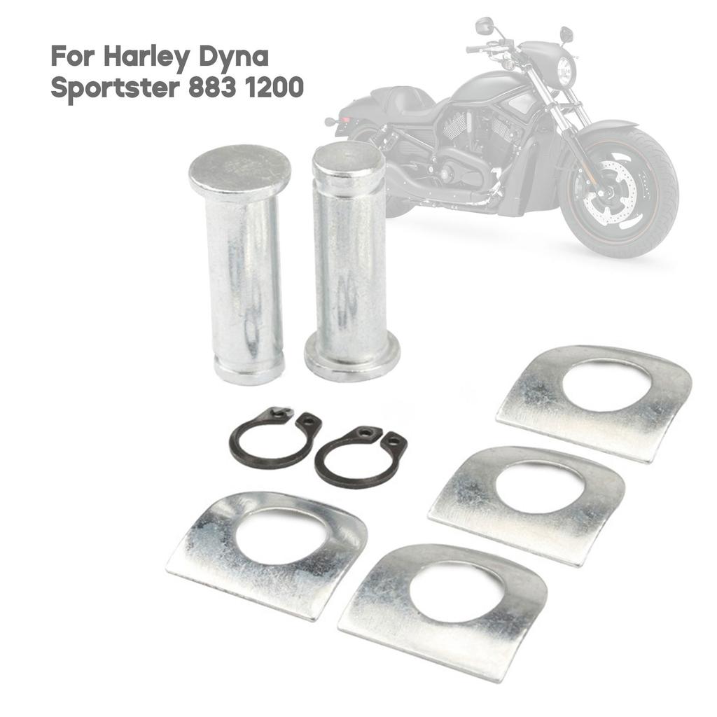 9Pcs Motorcycle Foot Pedal Peg Screw Kit for Dyna Sportster 883 1200 Footrest Pads Bolt Set Motorbike Repair Accessories