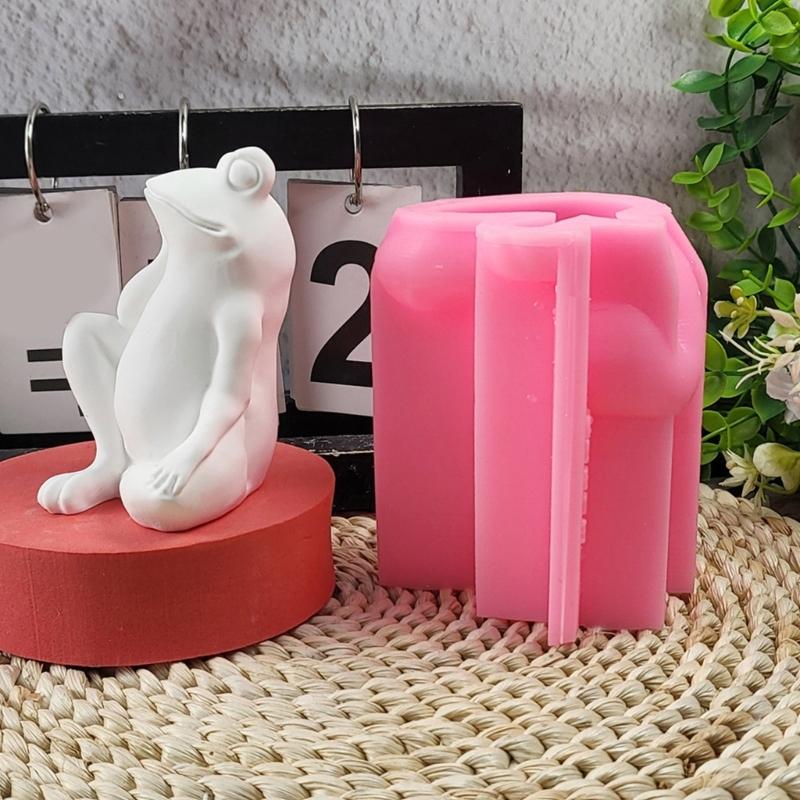3D Animal Statue Silicone Candle Molds Epoxy Resin Silicone Molds for Candle Soap Fondant Chocolate Candy Baking
