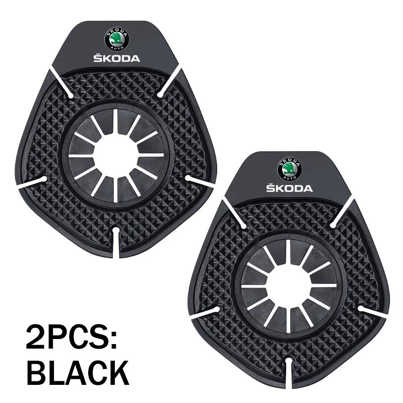 ZDH1 For Skoda Car Wiper Hole Protective Cover Windshield Wiper Bottom Silicone Pads Accessories Kamiq Karoq Octavia 2 3 Rapid Scala