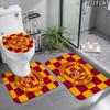 3Pcs Flannel Toilet Mat Set Mtdmotherwell Fc Bathroom Rug Bath Carpet Non Slip Home Decor
