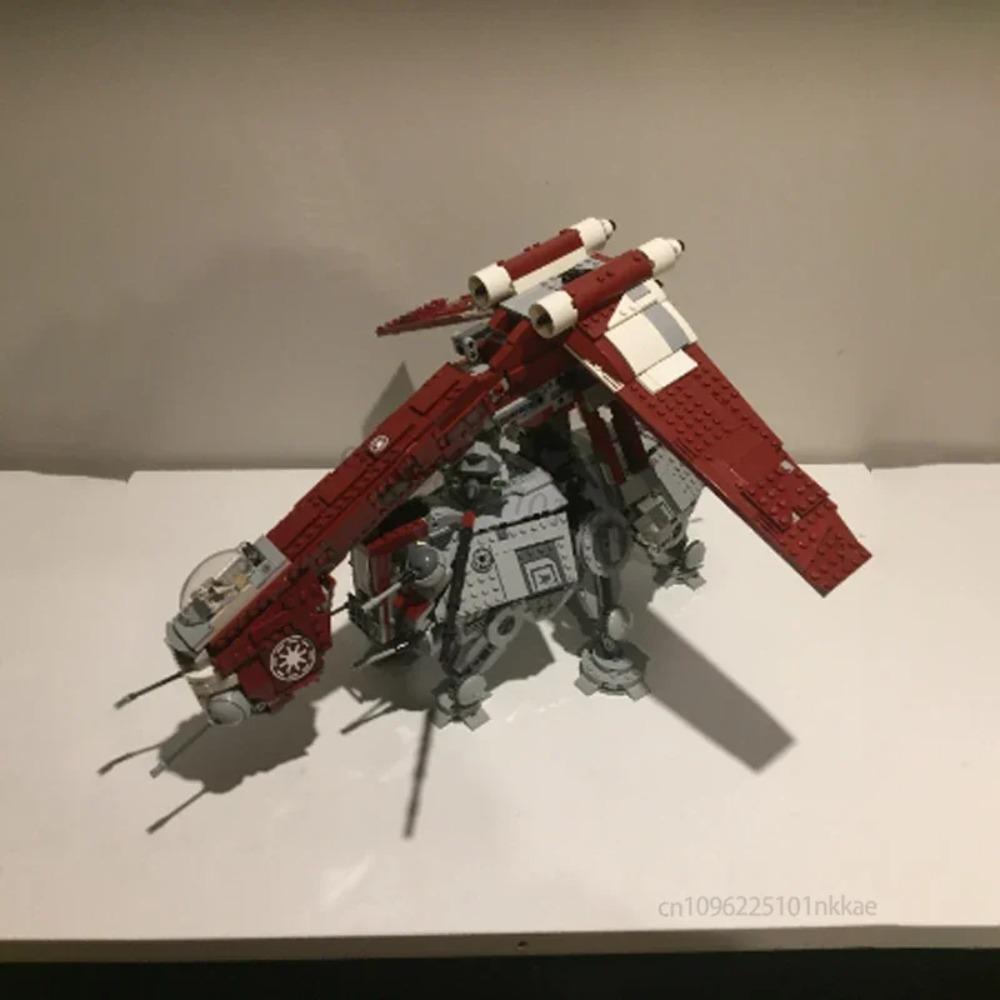 MOC Coruscant Dropship Model Compatible 75019 AT-Robot Building Blocks DIY Spaceship 75354 Assembly Brick kid Toy Christmas Gift