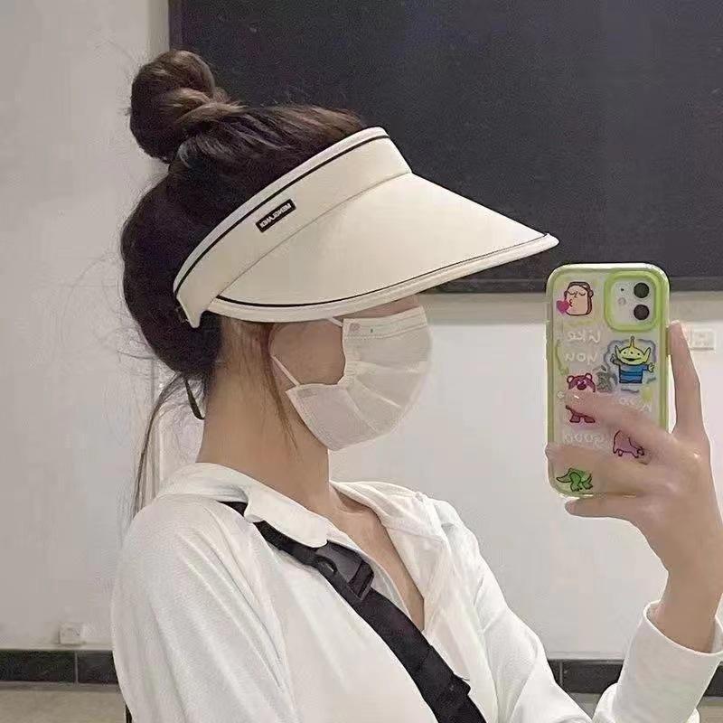 Women's Sun Visor Hat - Large Brim for Cycling, Beach, and Summer Sun Protection