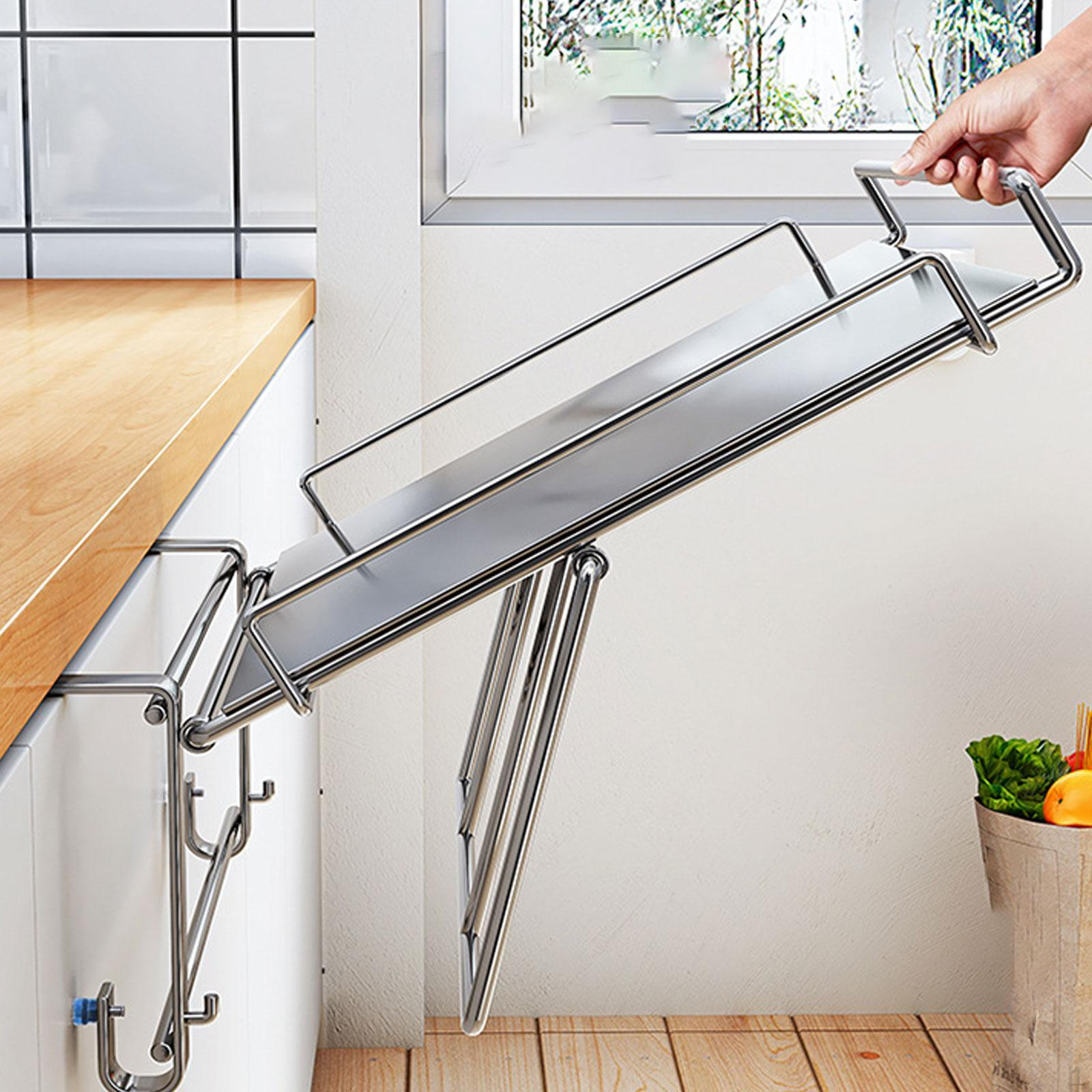 

Шкаф Дверной Органайзер Стеллаж для Полки Складной Для Ванной Комнаты Дома серебряный