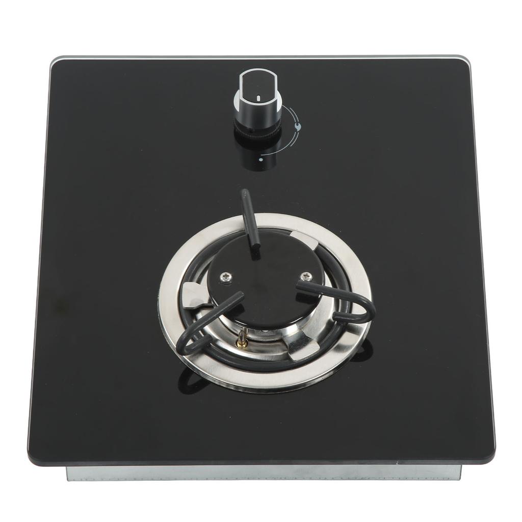 RV Gas Stove 290x325mm Tempered Glass Panel 1.8Kw Power Free Fire Adjustment for Caravan Yacht Boat