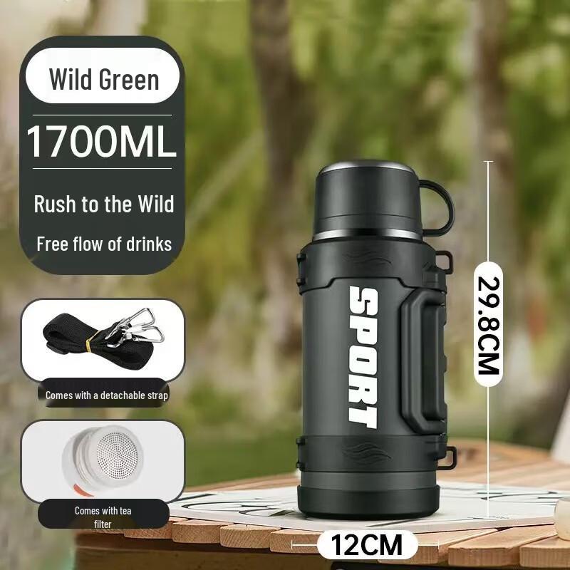 Tingle 316 Stainless Steel Large Capacity Insulated Travel Flask