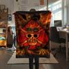 Coperta in Flanella con Stampa Personaggio One Piece, Alta qualità Confortevole per Tutte le Stagioni, Arredamento per la Casa, Calore e Comfort, Perfetta per Regali di Natale