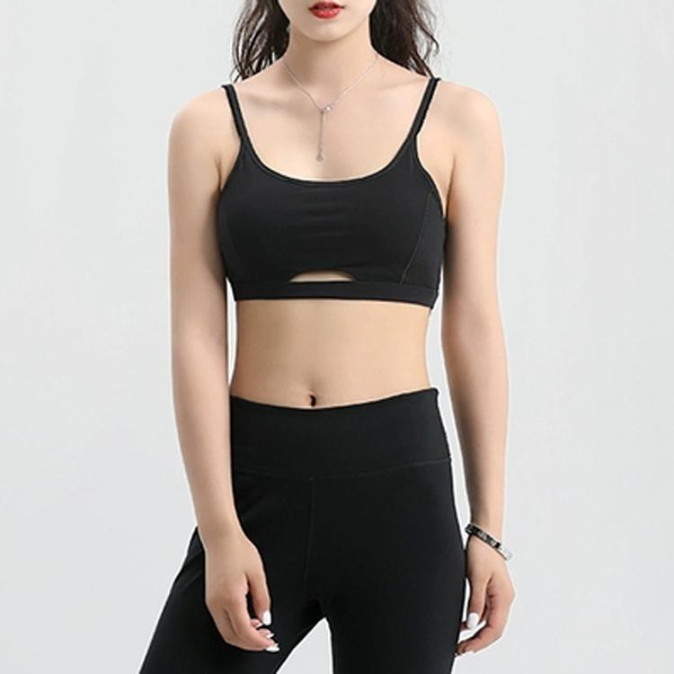 Nike Yoga Luxe Indy Low Impact Support Solid Sports Bra Women Underwear Black CV5657-010