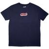 Blondie Mini Punk Logo T-shirt X-Large Navy Blue