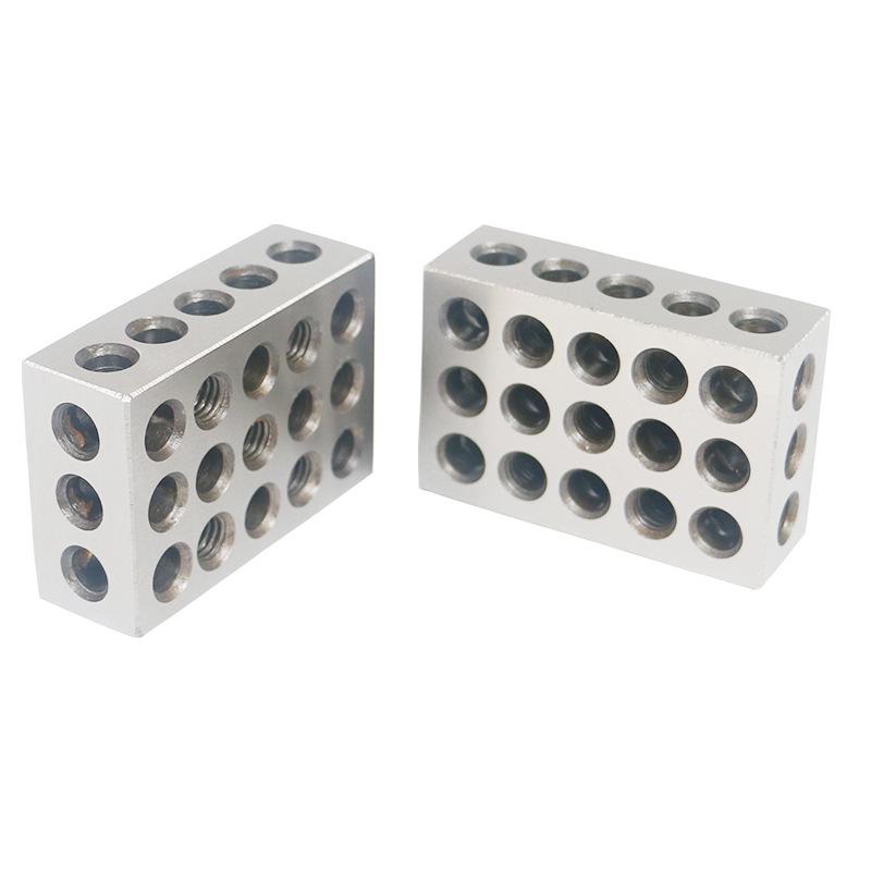 Set Morsetti Regolabili per Fresatrice: Cunei, Blocchi e Imballaggi Paralleli (25-50-75, 23 Fori, 1-2-3 Altezza Uguale)