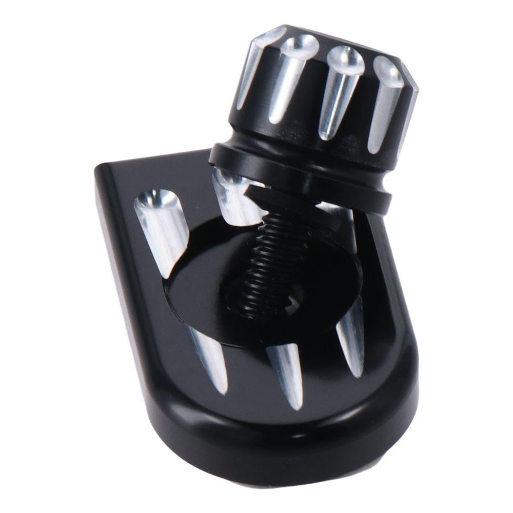 Qicarkey Motorcycle Rear Fender Seat Bolt Tab Screw Kit, Black