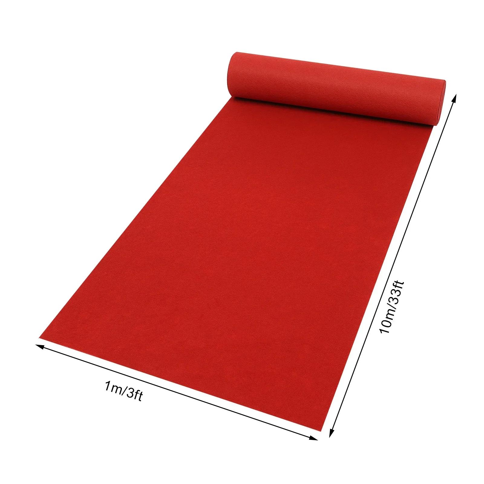 

Красная ковровая дорожка 3 фута x 33 фута, ковер для прохода, коврик-дорожка для коридора на вечеринку, для предложений, свадеб и украшения мероприятий красный