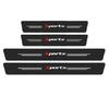 Car Trunk Door Scuff Plate Sill Cover Panel Protector Carbon Fiber Look Stickers