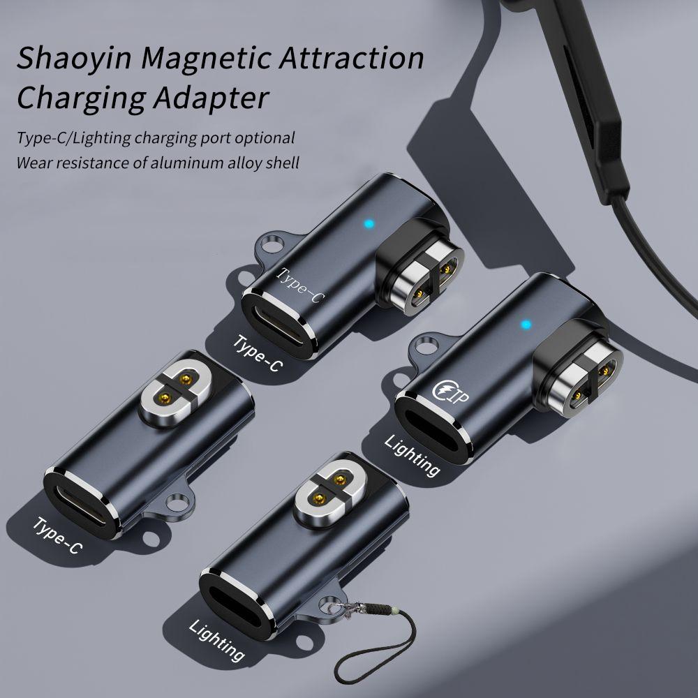 Bone Conduction Headphone Charging Adapter LED Indicator 90 Degree Bending Magnetic Charger for Shokz AS800/S803/S810/AS700