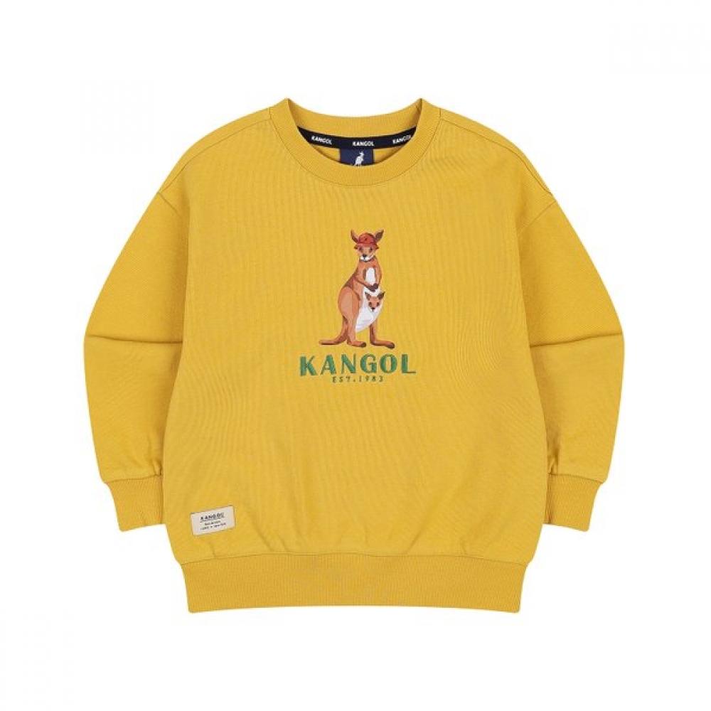 Kangol Kids New Kangaroo GRaphic Sweatshirt Mustard Ra 0107 mustard/100