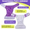 M-Modern-Super Large Reusable Adult Diaper For Old People And Disabled, Size Adjustable Waterproof Incontinence Pants Underwear