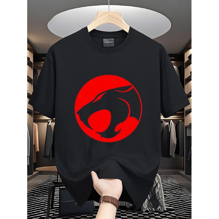 Local Storage, Men s T-Shirts, Men s Shirts, Men s Clothing, T-Shirts for Men, Men s T-Shirt, 180g White and Black, Thundercats Printed Pattern S чёрный