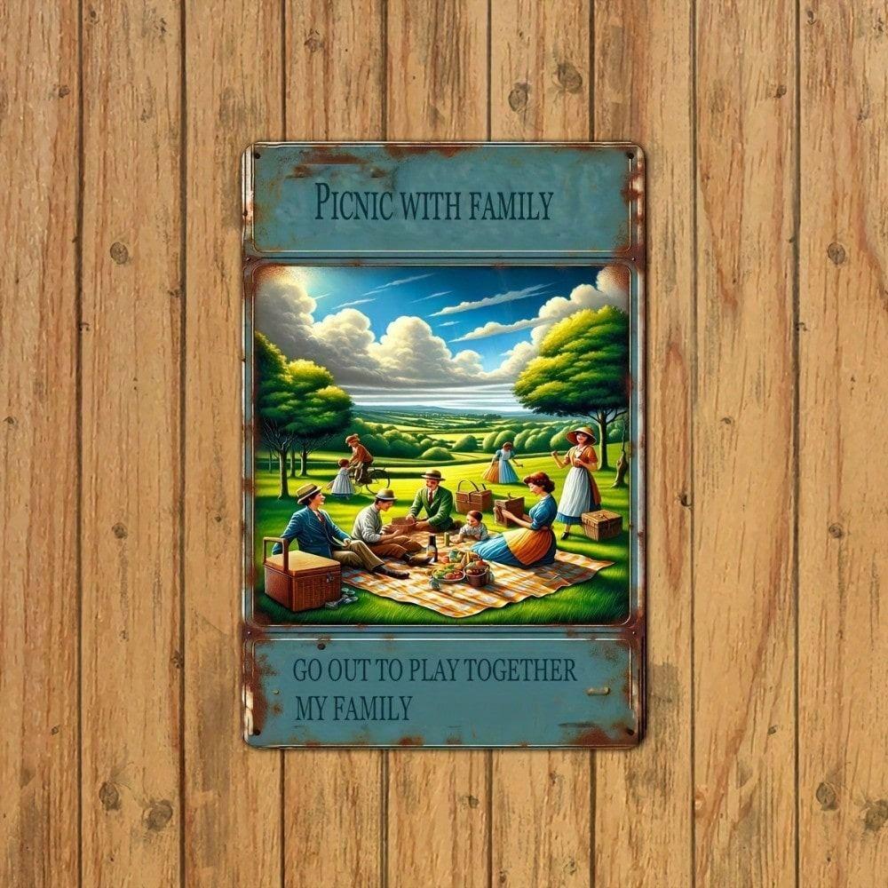 Vintage Metal Tin Sign Retro Wall Art Poster Plaque 20x30cm Home Decor