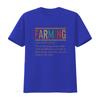 Farming Noun Definition Funny Farmer Farm Lover S T Shirt Vintage Washed Soft Designer Clothes Unisex Homme