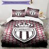 3pcs Duvet Cover Set (1*Duvet Cover + 2*Pillowcase, Without Core), AS Monaco Print Soft All‑Season Bedding Set, Home Bedroom Decor Gift