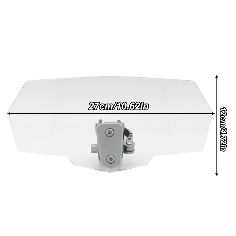 Motorcycle Wind Screen Adjustable Clip On Windshield Extension Deflector Heightened Motorcycle Windshield Motorcycle Accessories