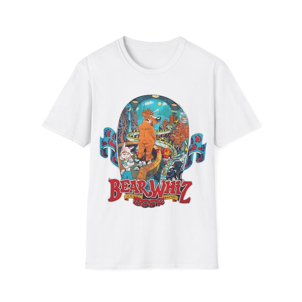 Soft Cotton T-Shirt. Bear Whiz Beer Unisex T-Shirt XXL