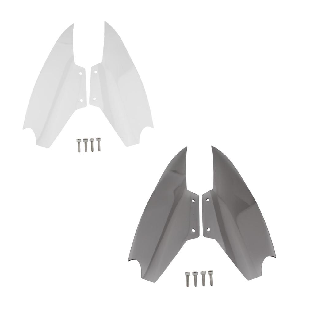 1 Pair Motorcycle Upper Fairing Air Deflectors Wind Side Shield Cover