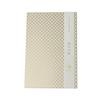 Ishikawa Papierindustrie Mino Washi Goshuincho Stempel Weiß Shira Gittermuster Akkordeon-Stil Große Größe Yuzen gefärbtes Papier Japanisches Muster Schloss